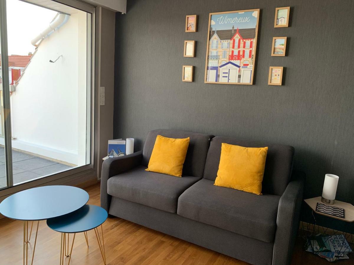 La Terrasse vue Mer du 42 Ferber, Plein Sud Wifi Leilighet Wimereux Eksteriør bilde